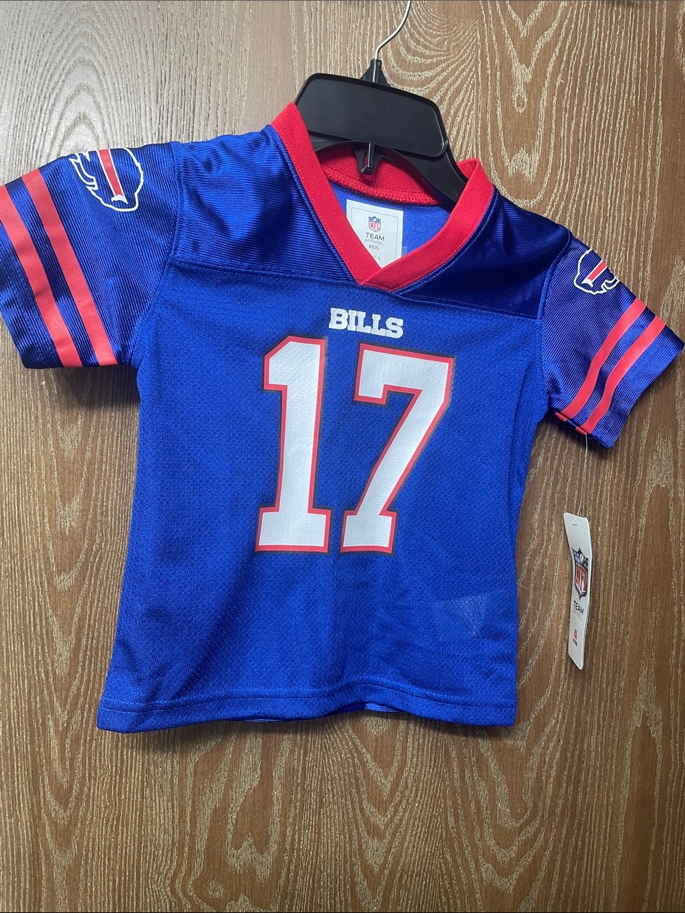 NFL Josh Allen Kids Buffalo #17 Youth Football Jersey.
